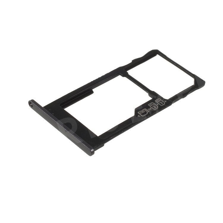 

OEM SIM MicroSD Card Tray Holder Spare Part for Motorola Moto M - Black, Motorola Moto M