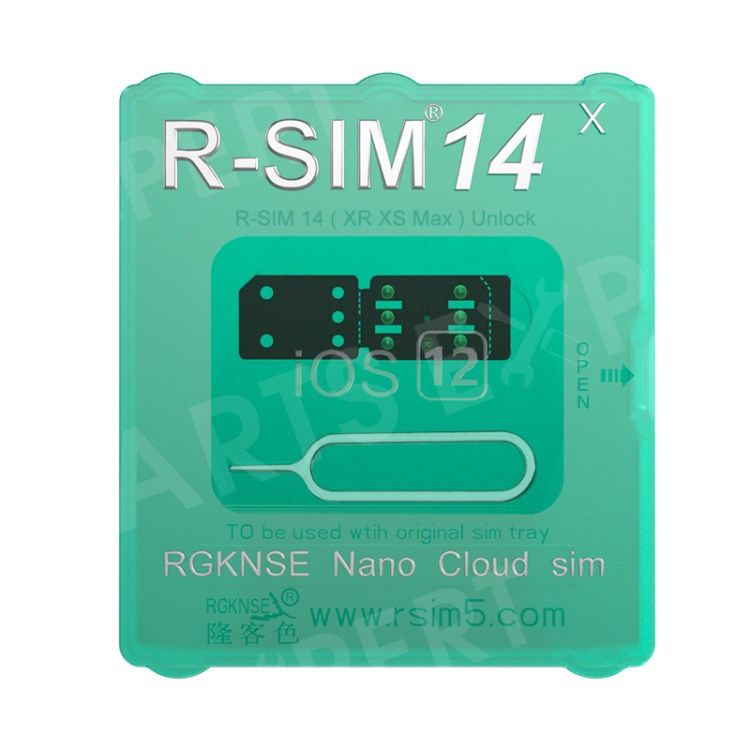 

R-SIM14 Nano Unlock Card for iPhone XS Max/XR/XS/X/6/7/8/6 Plus/7 Plus/8 Plus IOS 12, iPhone XS 5.8 inch