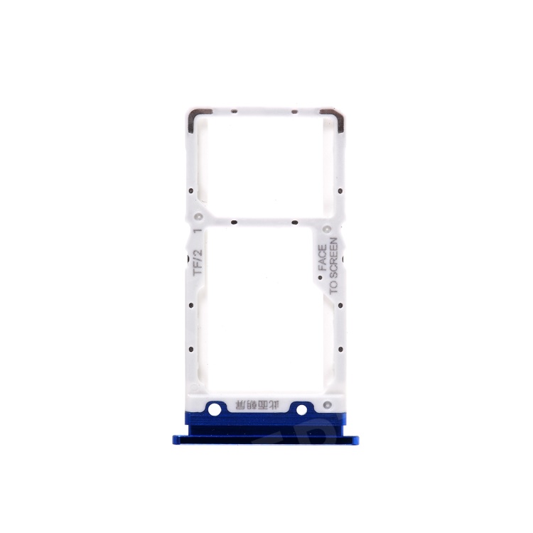 

OEM Dual SIM Card Tray Holder Replacement for Xiaomi Mi CC9 / Mi CC9 Meitu Edition - Blue, Xiaomi Mi CC9