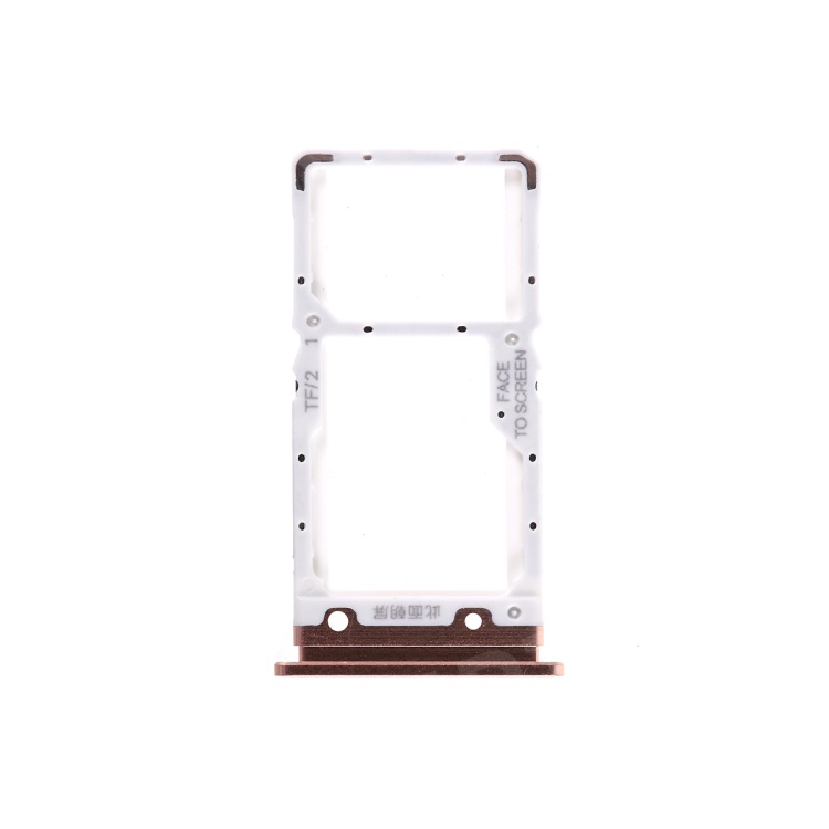 

OEM Dual SIM Card Tray Holder Replacement for Xiaomi Mi CC9 / Mi CC9 Meitu Edition - Brown, Xiaomi Mi CC9