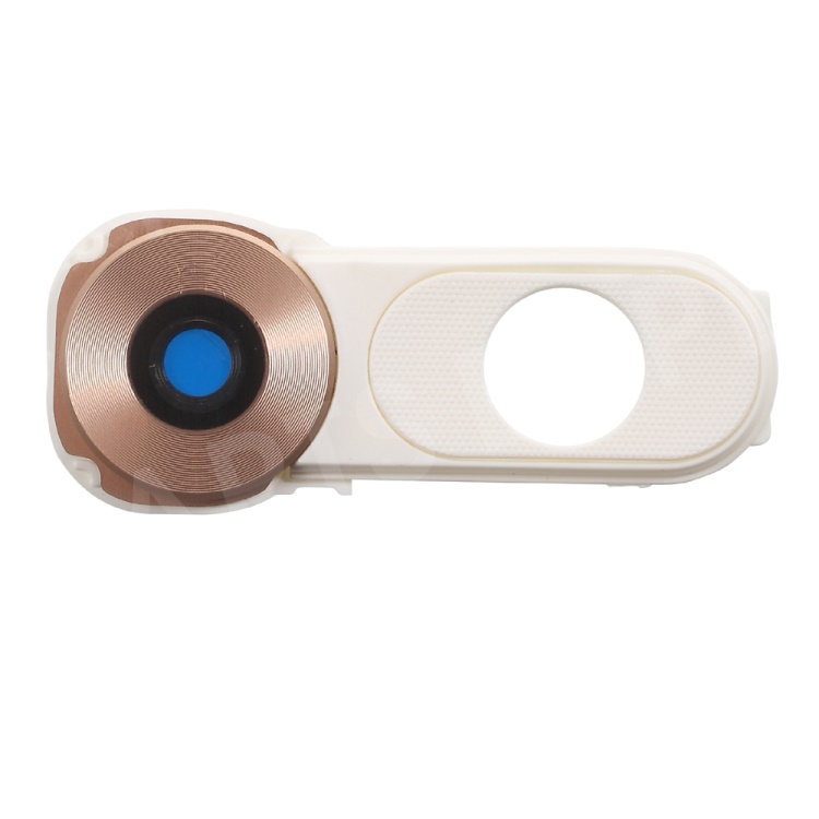 

OEM for LG V10 Camera Lens Ring Cover with Power Switch Button Part - Gold Color, LG V10