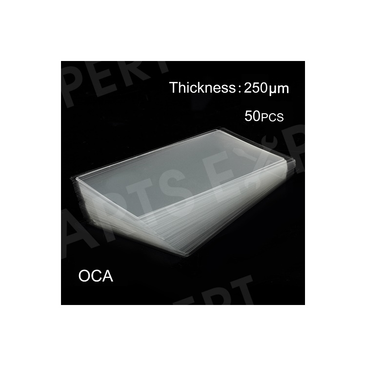 

50PCS OCA Optical Clear Adhesive Double-side Sticker for Samsung Galaxy S6 edge Plus G928 LCD Digitizer, Thickness: 0.25mm, Galaxy S6 Edge G925