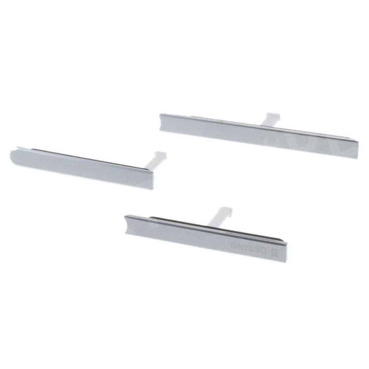

OEM Micro SD Card Port Dust Plug Cover for Sony Xperia Z2 4G Version - Silver Color, Xperia Z2 D6502 D6503