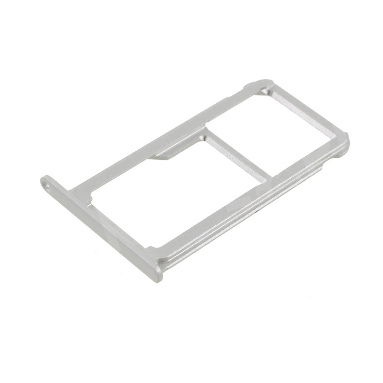 

OEM Nano SIM + MicroSD / Dual Nano SIM Card Tray Slot for Huawei P9 Plus - Silver Color, Huawei P9 Plus