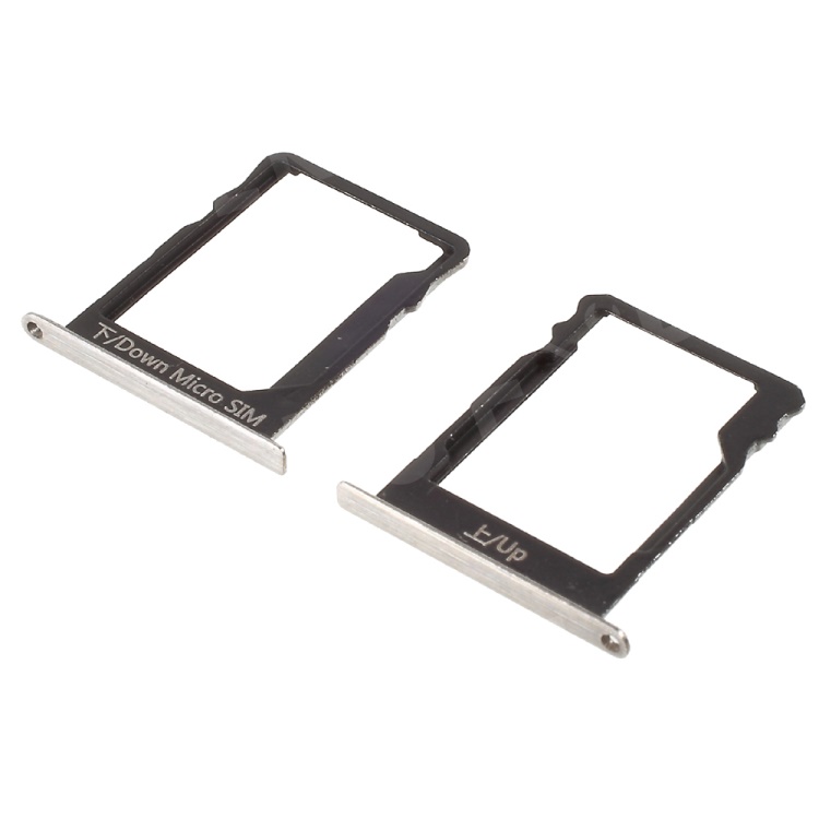

2Pcs SIM1 + SIM2/Micro SD Card Tray Holders (OEM)for Huawei P8 Lite - Silver Color, Huawei P8 Lite (2015)