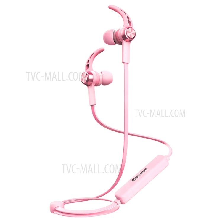 

BASEUS B11 Licolor Magnet Bluetooth Earhook Earphone for iPhone Samsung Etc. - Sakura Pink, iPhone 7 4.7 inch