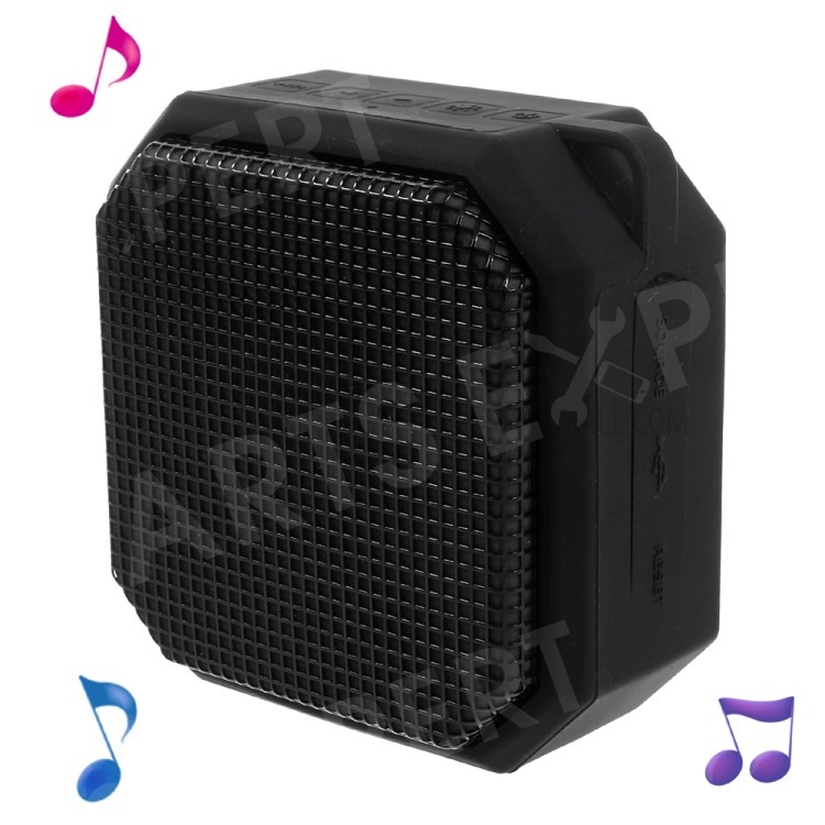 

X3 Portable Bluetooth Speakers with Colorful LED Lights Build-in Mic Support Aux-in/FM Radio/TF Card - Black, iPhone 7 4.7 inch