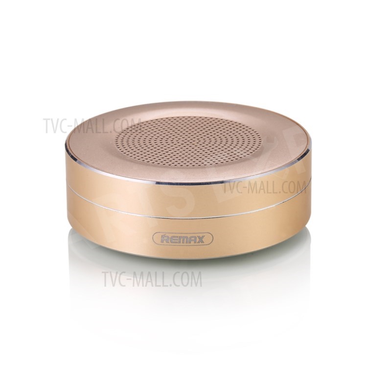 

REMAX M13 Mini Wireless Bluetooth Speakers with Microphone Support TF Card/AUX-in - Gold Color, iPhone 7 Plus 5.5 inch