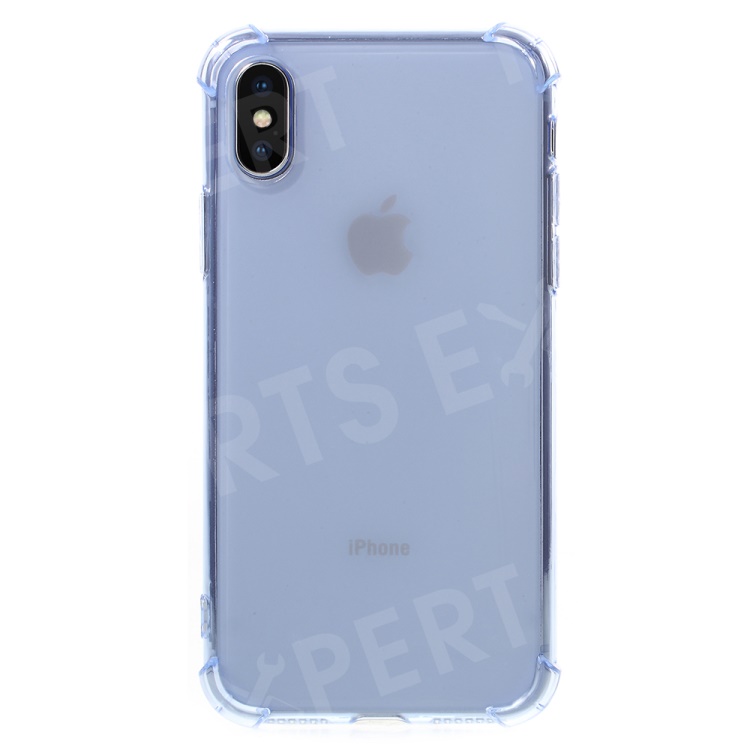 

Drop-proof Clear TPU Cover Protector for iPhone XS / X 5.8 inch - Blue, iPhone XS 5.8 inch