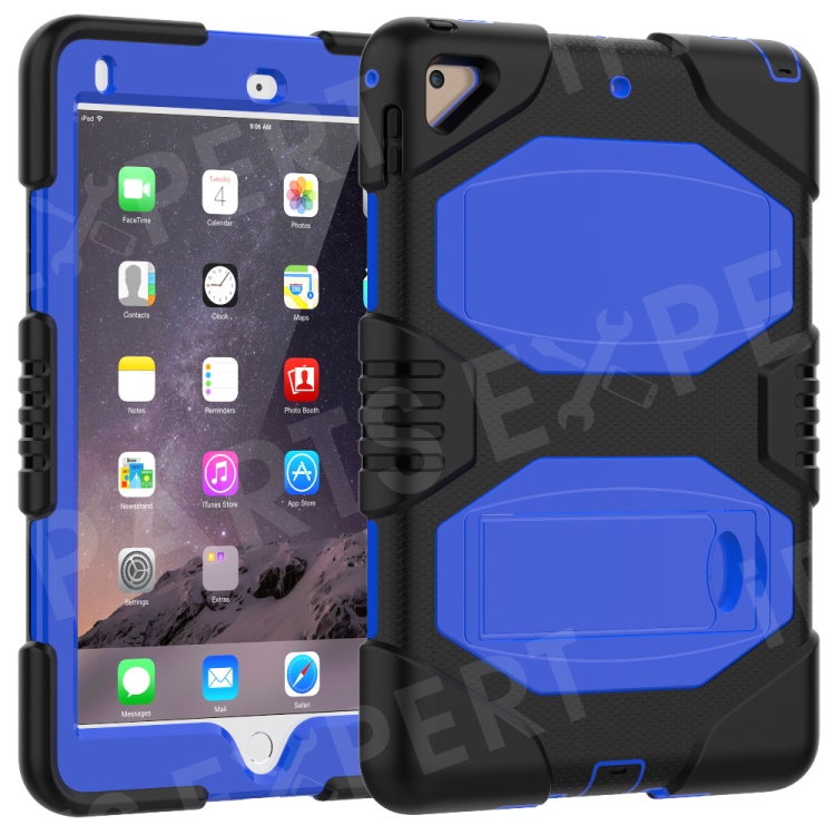 

Armor Defender PC Silicone Hybrid Cover with Kickstand for iPad Pro 9.7 inch (2016) - Blue, iPad Pro 9.7 inch (2016)