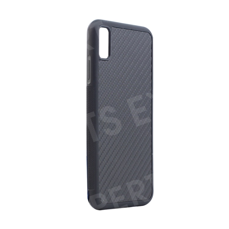 

Anti-slip Woven Texture PC + TPU Combo Case with Square Camera Cut for iPhone XS Max 6.5 inch - Black, iPhone XS Max 6.5 inch