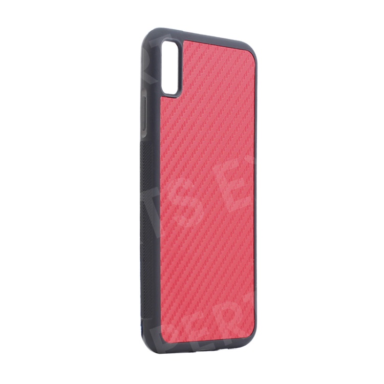 

Anti-slip Woven Texture PC + TPU Hybrid Case with Square Camera Cut for iPhone XS Max 6.5 inch - Red, iPhone XS Max 6.5 inch