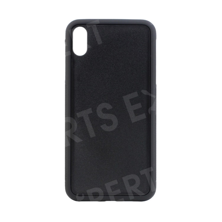 

Matte Anti-drop PC and TPU Hybrid Phone Shell for iPhone XR 6.1-inch - All Black, iPhone XR 6.1 inch