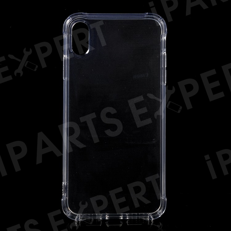 

Drop-proof Clear TPU Back Case Cover for iPhone Xs Max 6.5-inch with Special Sound Holes - Transparent, iPhone XS Max 6.5 inch