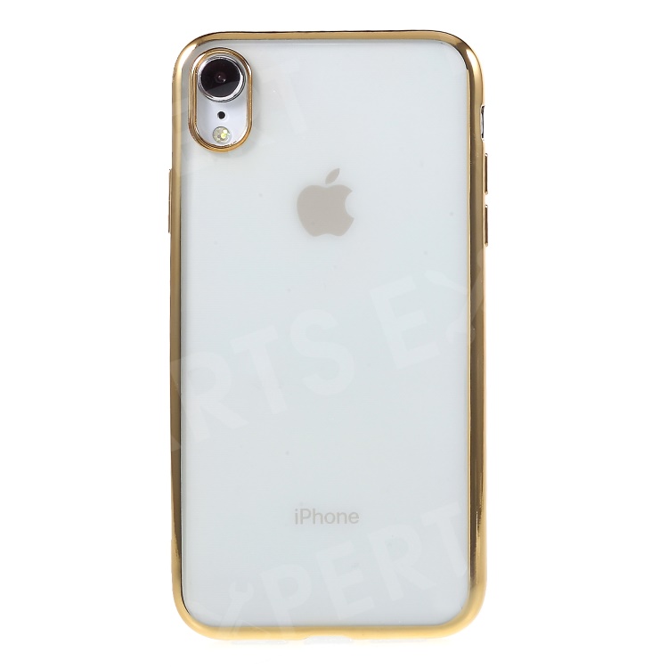

Electroplating Edges TPU Protection Phone Shell for iPhone XR 6.1 inch - Gold, iPhone XR 6.1 inch
