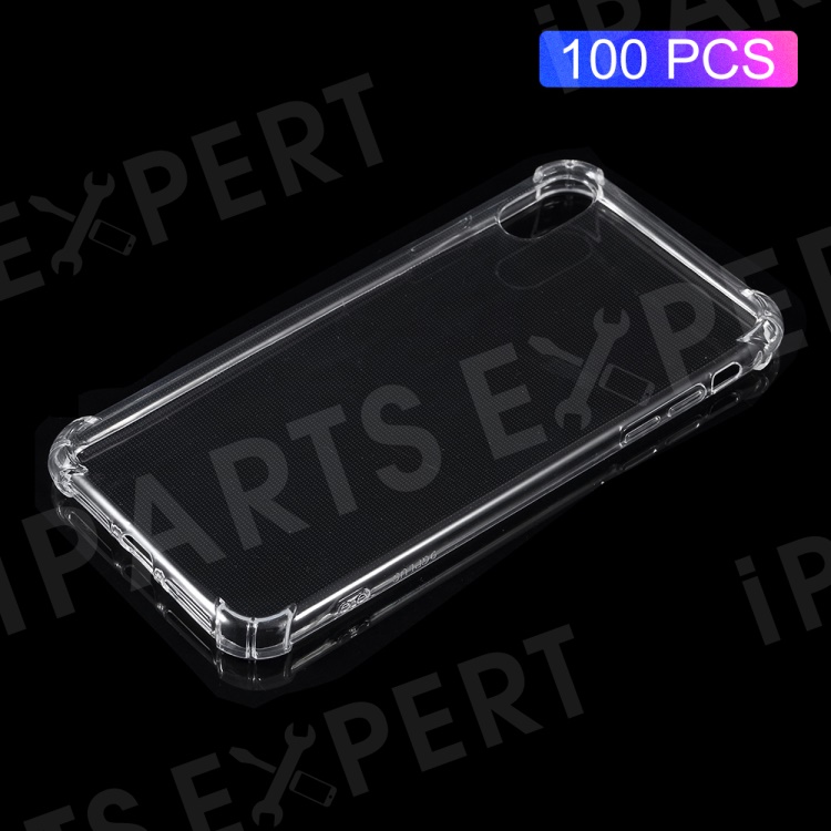 

100PCS/Pack Drop-resistant Clear TPU Back Case for iPhone Xs Max 6.5 inch, iPhone XS Max 6.5 inch