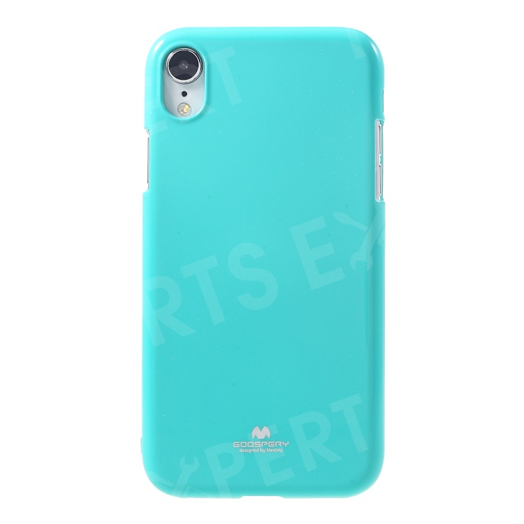 

MERCURY GOOSPERY Glitter Powder TPU Case Cover for iPhone XR 6.1 inch - Cyan, iPhone XR 6.1 inch