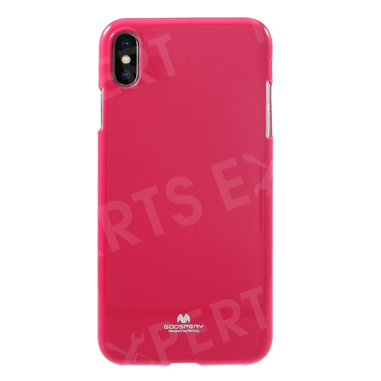 

MERCURY GOOSPERY Glitter Powder TPU Gel Back Cover for iPhone XS Max 6.5 inch - Rose, iPhone XS Max 6.5 inch