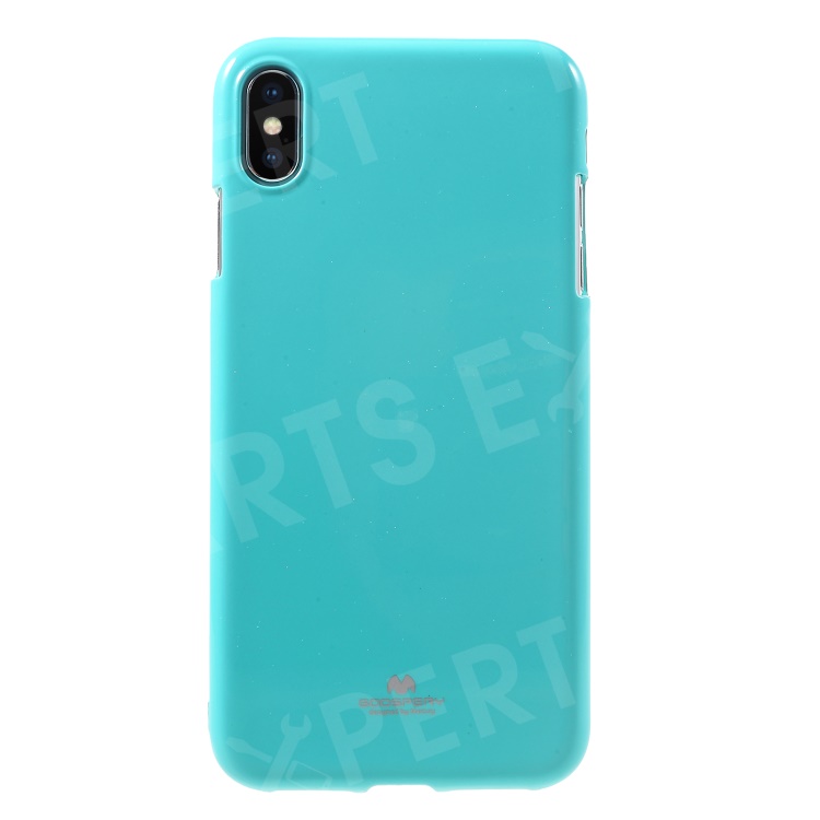 

MERCURY GOOSPERY Glitter Powder TPU Mobile Phone Cover for iPhone XS Max 6.5 inch - Cyan, iPhone XS Max 6.5 inch
