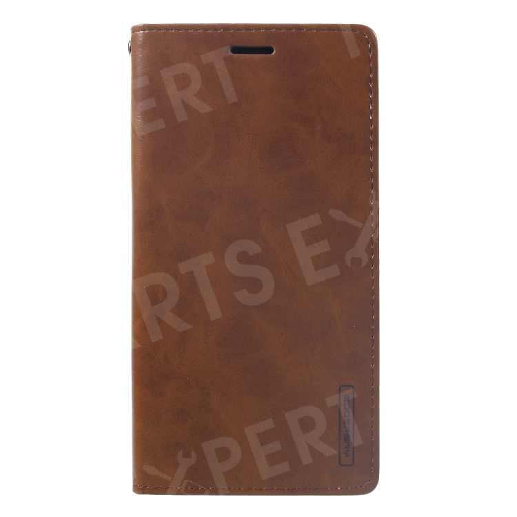 

MERCURY GOOSPERY Blue Moon Leather Flip Mobile Casing for iPhone XS Max 6.5 inch - Brown, iPhone XS Max 6.5 inch