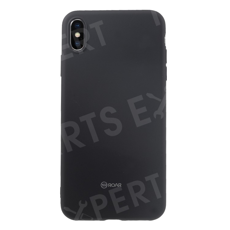 

For iPhone XS Max 6.5 inch ROAR All Day Matte TPU Back Cover - Black, iPhone XS Max 6.5 inch