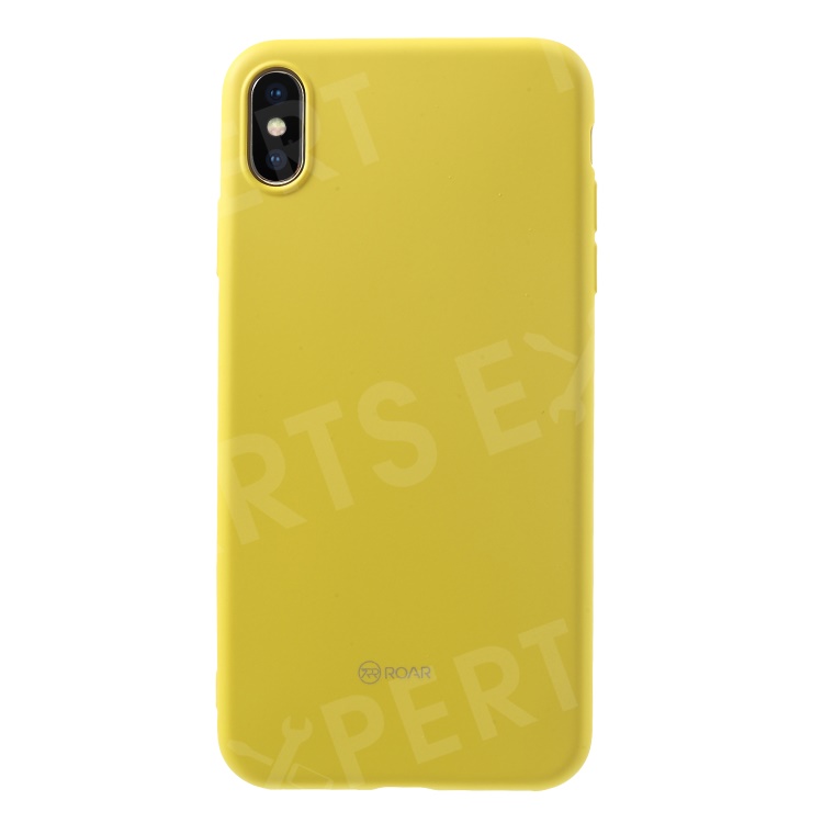 

For iPhone XS Max 6.5 inch ROAR All Day [Matte Surface] TPU Mobile Phone Casing - Yellow, iPhone XS Max 6.5 inch