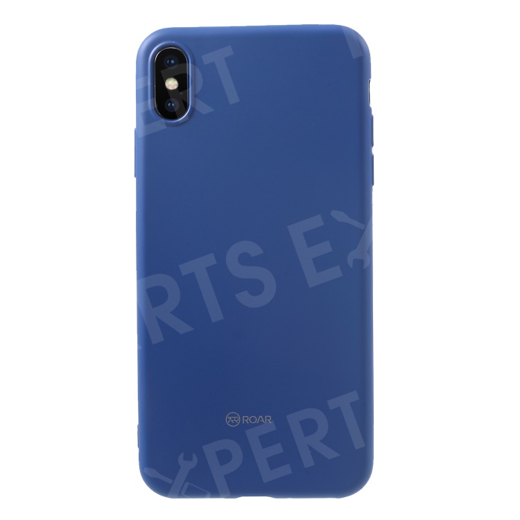 

For iPhone XS Max 6.5 inch ROAR All Day Matte TPU Cover Shell - Dark Blue, iPhone XS Max 6.5 inch