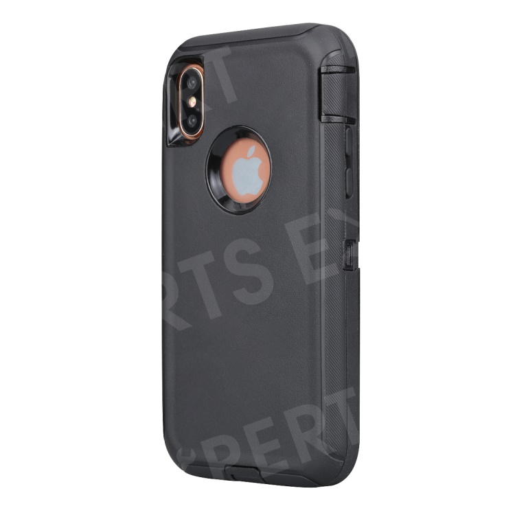 

Shockproof Drop-proof Dust-proof PC + TPU Hybrid Case for iPhone XS Max 6.5 inch - Black, iPhone XS Max 6.5 inch
