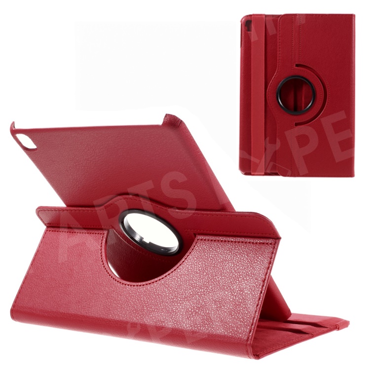 

For iPad Pro 9.7 inch Litchi 360-degree Rotary Leather Stand Shell Case - Red, iPad Pro 9.7 inch (2016)