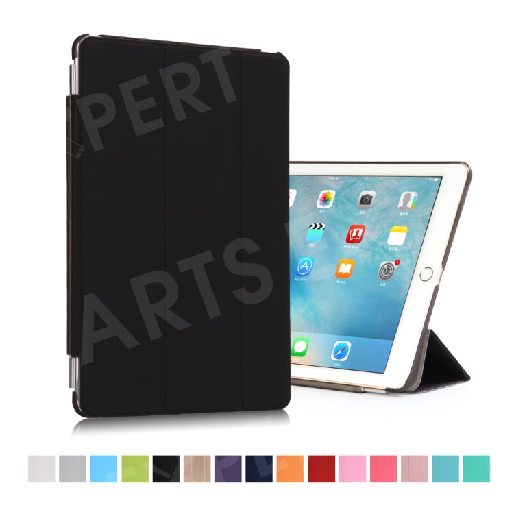 

Tri-fold Stand Smart Leather Cover + Companion PC Case for iPad Pro 9.7 inch - Black, iPad Pro 9.7 inch (2016)