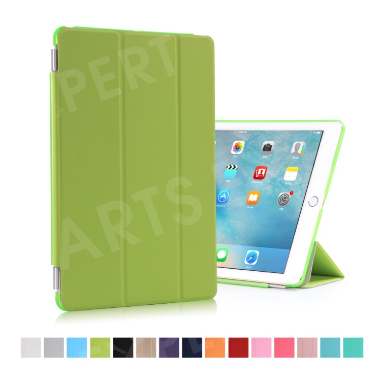 

Tri-fold Stand Smart Leather Cover + Companion PC Case for iPad Pro 9.7 inch - Green, iPad Pro 9.7 inch (2016)