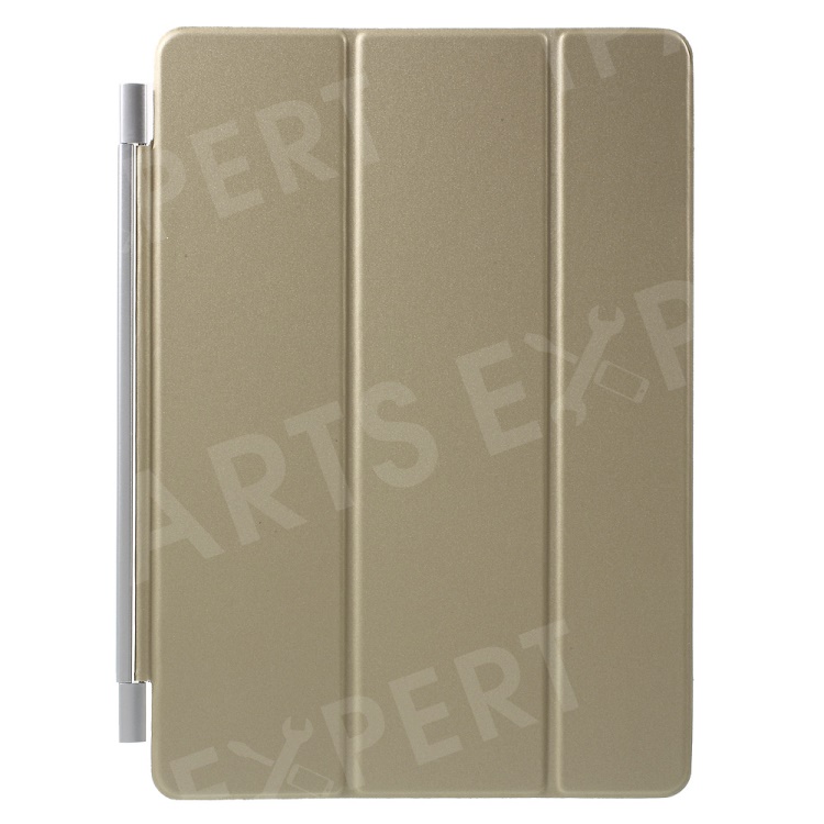 

Single Piece Tri-fold Stand Leather Smart Case for iPad Air 2 - Gold, iPad Air 2