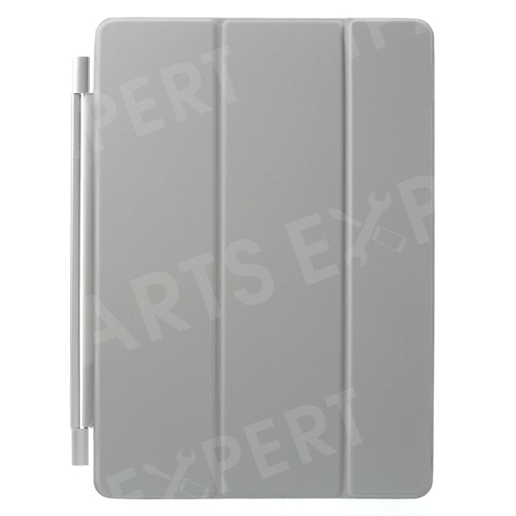 

Single Piece Tri-fold Stand Smart Leather Shell for iPad Pro 9.7 inch - Grey, iPad Pro 9.7 inch (2016)