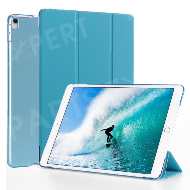 

Tri-fold Stand Auto-wake/sleep Leather Smart Protector Shell for iPad Air 10.5 (2019) / Pro 10.5 (2017) - Baby Blue, iPad Air 10.5 inch (2019)