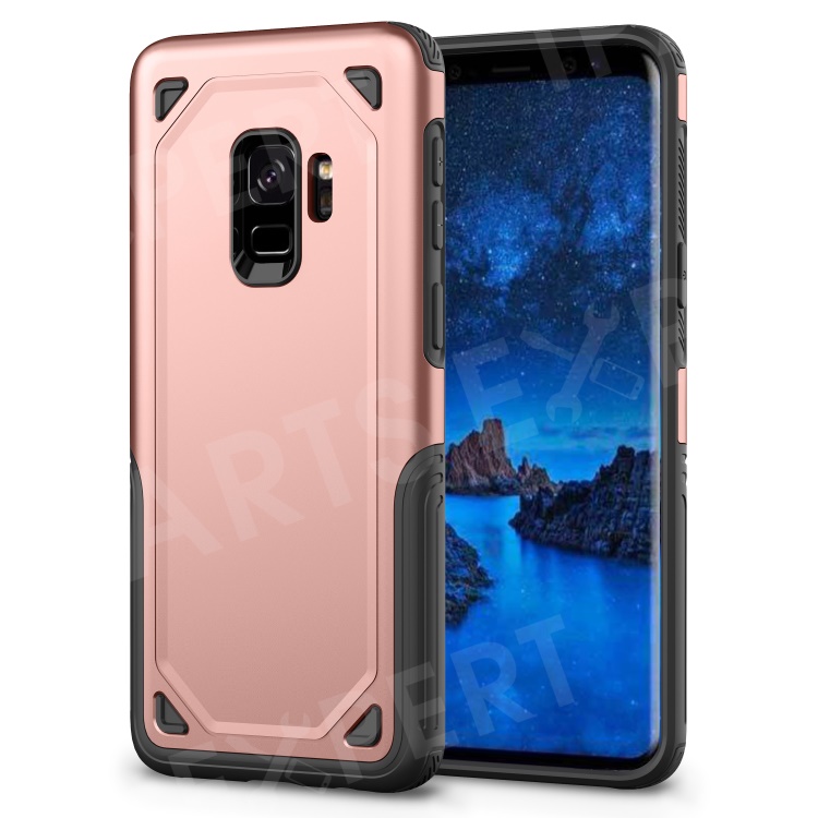 

Armor Rugged PC + TPU Combo Phone Cover for Samsung Galaxy S9 G960 - Rose Gold, Galaxy S9
