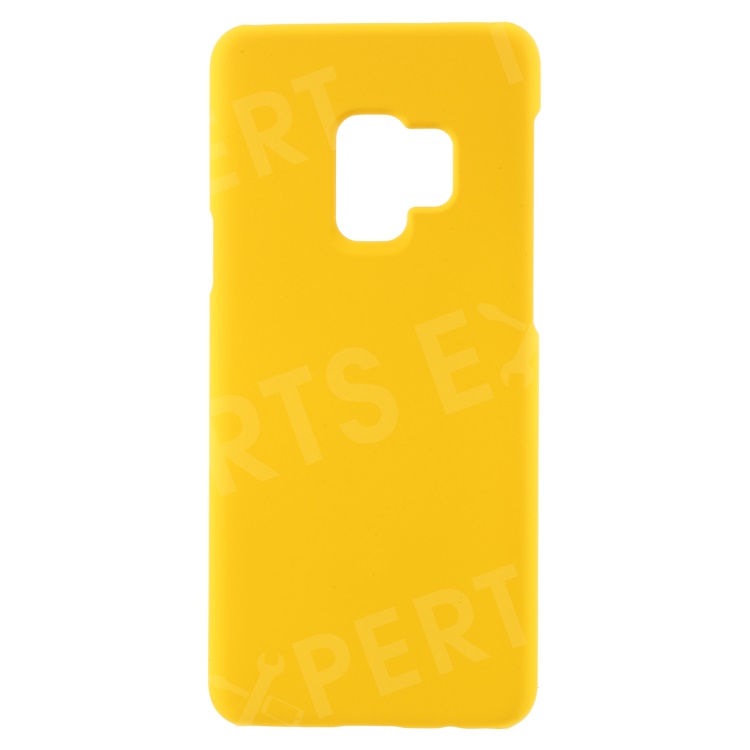 

Rubberized Hard Plastic Mobile Shell for Samsung Galaxy S9 - Yellow, Galaxy S9