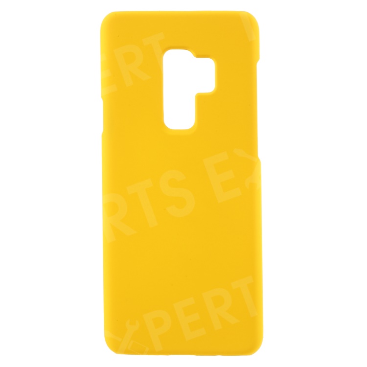 

Rubberized Hard Plastic Mobile Casing for Samsung Galaxy S9+ G965 - Yellow, Galaxy S9+