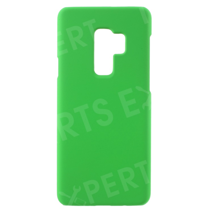 

For Samsung Galaxy S9+ G965 Rubberized Hard Plastic Mobile Casing - Green, Galaxy S9+