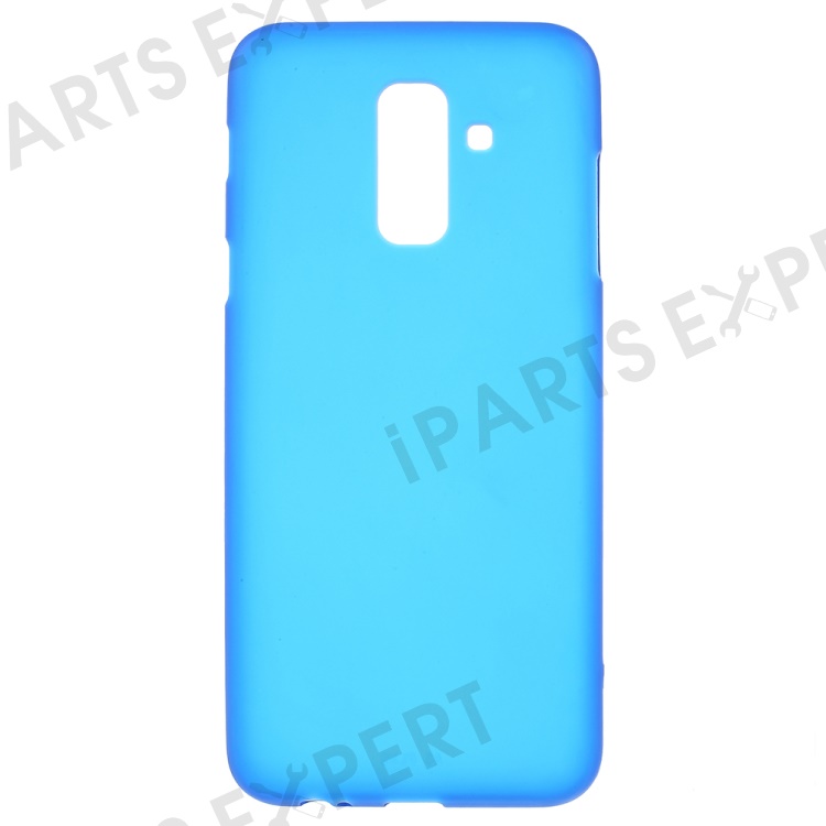 

Double-sided Matte TPU Cell Phone Case for Samsung Galaxy A6 Plus (2018) / A9 Star Lite - Blue, Galaxy A6+ (2018)