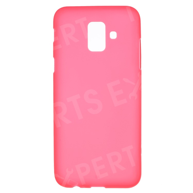 

For Samsung Galaxy A6 (2018) Double-sided Frosted TPU Mobile Casing - Red, Galaxy A6 (2018)