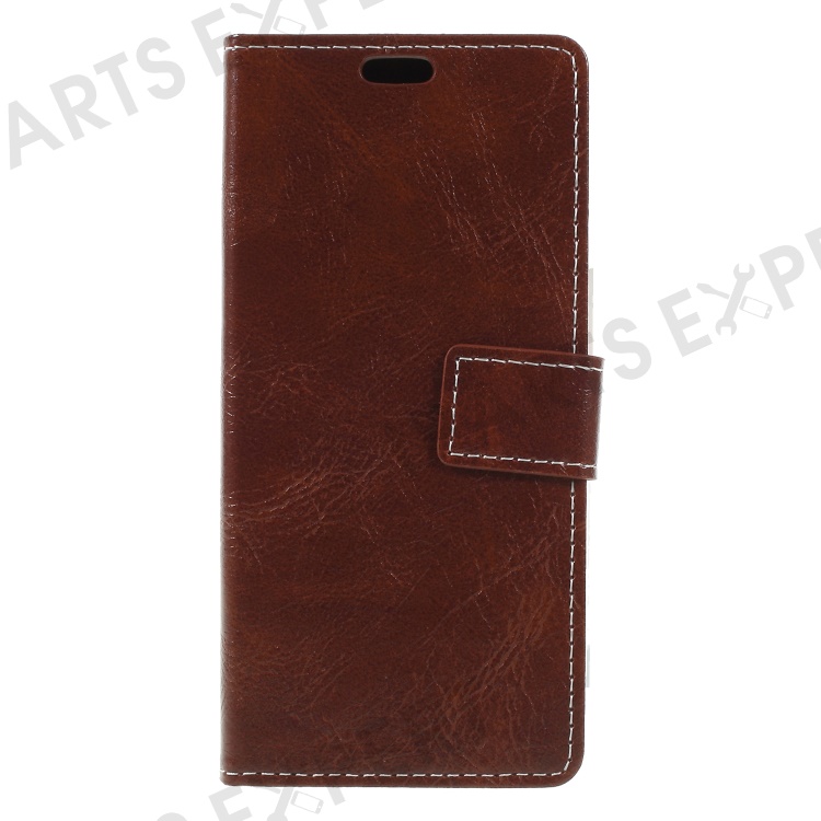 

Crazy Horse Texture PU Leather Magnetic Stand Wallet Mobile Phone Case for Samsung Galaxy A6 (2018) - Brown, Galaxy A6 (2018)