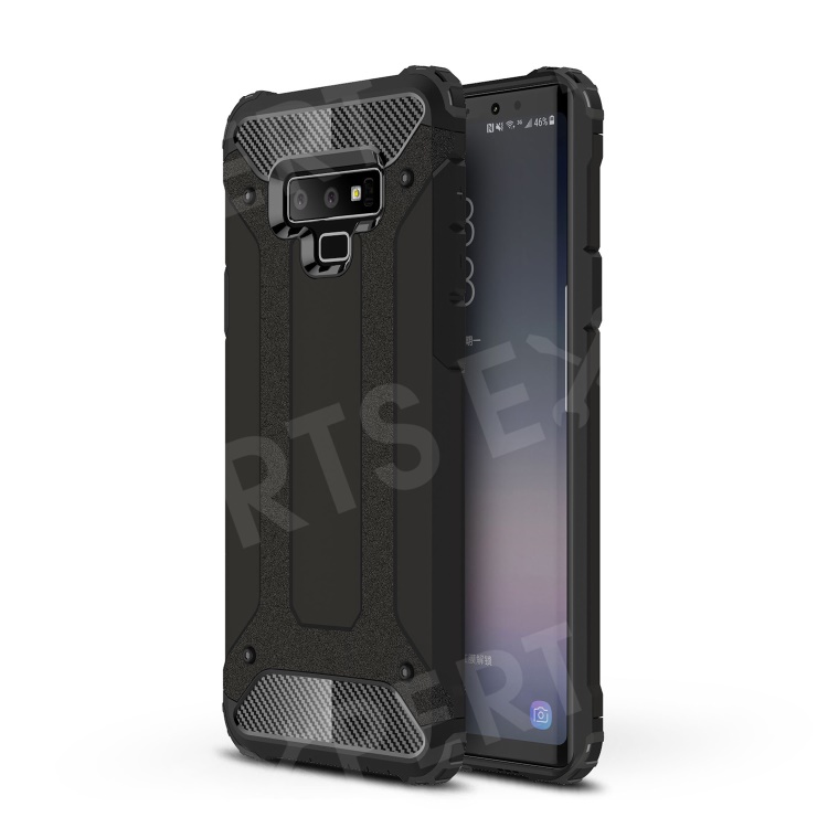 

Armor Guard Plastic + TPU Hybrid Case for Samsung Galaxy Note 9 - Black, Galaxy Note9 N960