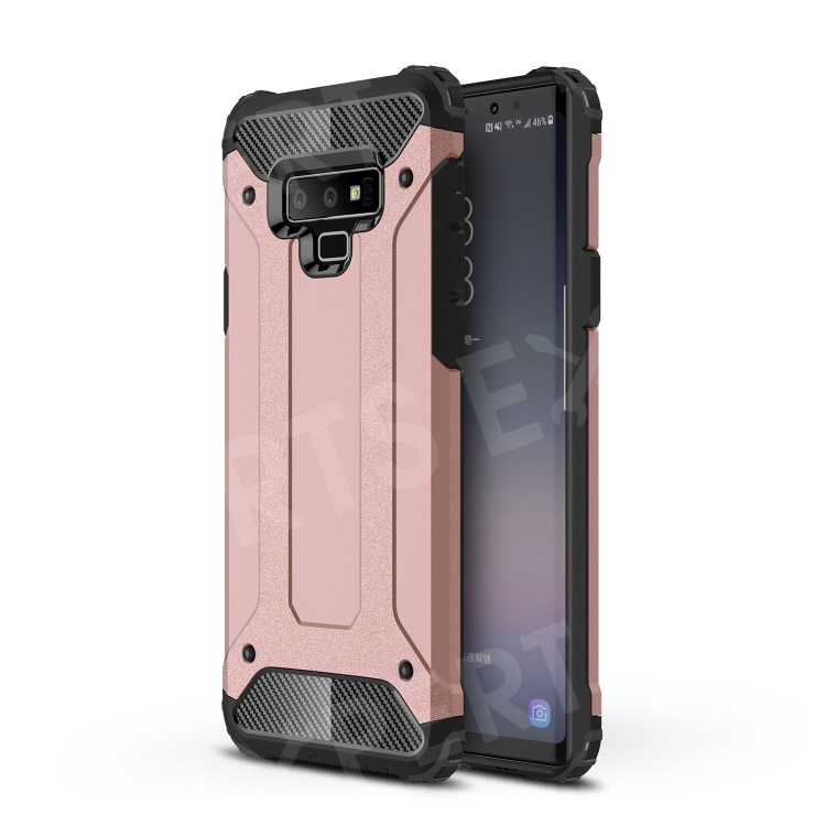 

Armor Guard Plastic + TPU Hybrid Phone Shell Case for Samsung Galaxy Note 9 - Rose Gold, Galaxy Note9 N960