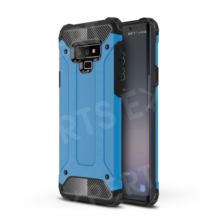 

Armor Guard Plastic + TPU Hybrid Mobile Phone Case for Samsung Galaxy Note 9 - Baby Blue, Galaxy Note9 N960