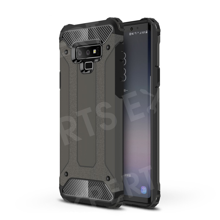 

Armor Guard Plastic + TPU Hybrid Case Accessory for Samsung Galaxy Note 9 - Coffee, Galaxy Note9 N960