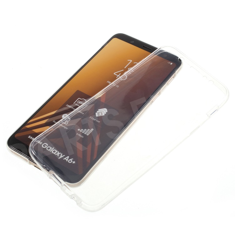 

Two Pieces Front + Back TPU Cover for Samsung Galaxy A6 Plus (2018) / A9 Star Lite - Transparent, Galaxy A6+ (2018)