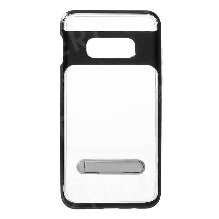 

Hybrid Clear Back PC + TPU Kickstand Case for Samsung Galaxy S10e - Black, Galaxy S10e