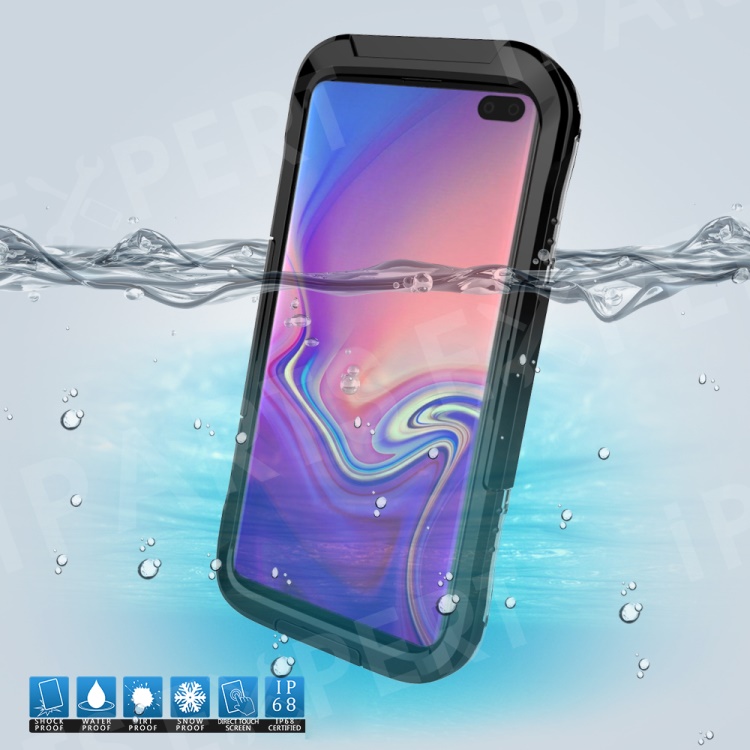 

10m Underwater Waterproof Phone Casing for Samsung Galaxy S10 Dirt/Dust/Snow Proof Case - Black, Galaxy S10