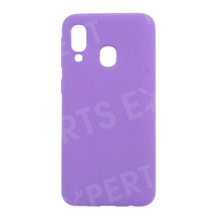 

Skin-touch Matte TPU Case for Samsung Galaxy A40 - Purple, Galaxy A40