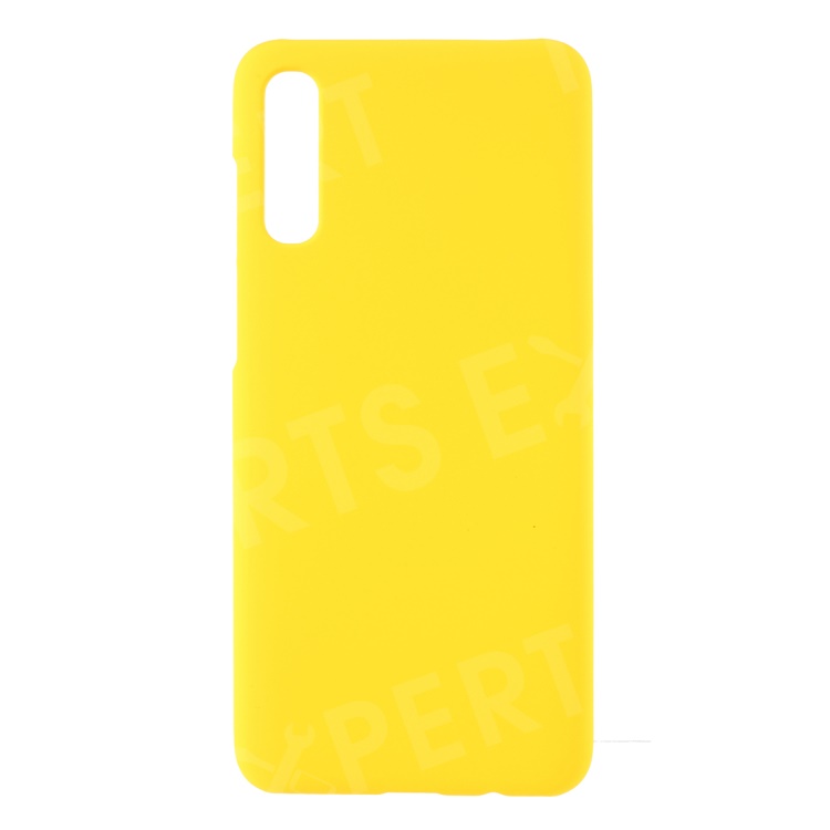 

Rubberized PC Hard Case for Samsung Galaxy A70 - Yellow, Galaxy A70